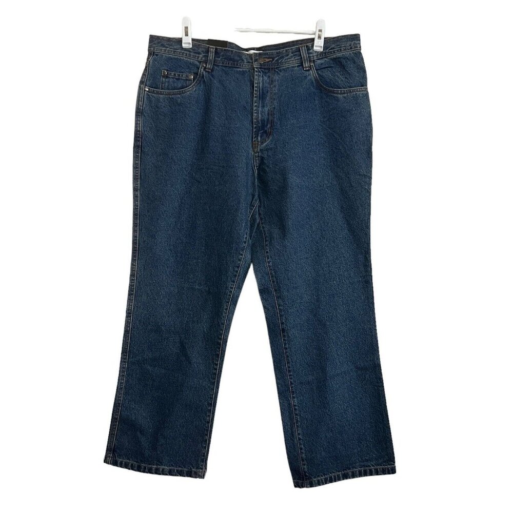 NWT Pierre Cardin Mens Jeans 38 X 30 New 100% Cotton Medium Blue Denim Jean‎